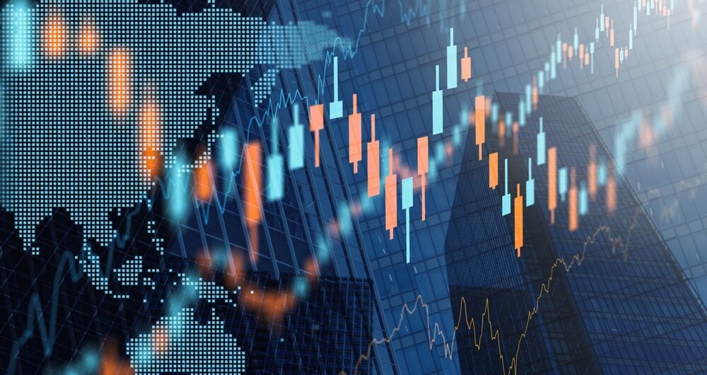 Abstract image representing stock market activity