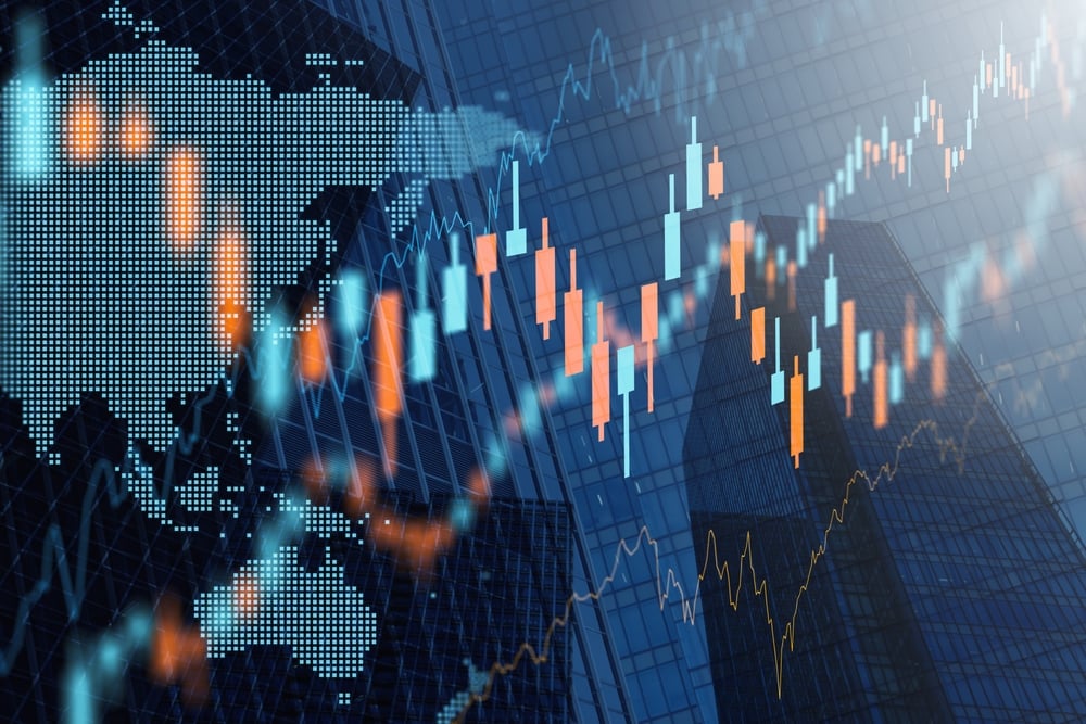 Abstract image representing stock market activity